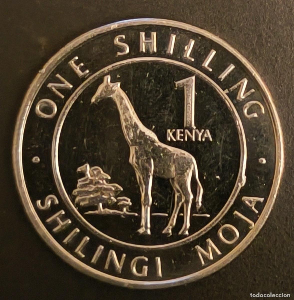 Monedas antiguas de &Aacute;frica: Kenia 1 chel&iacute;n, 2018 - Foto 1
