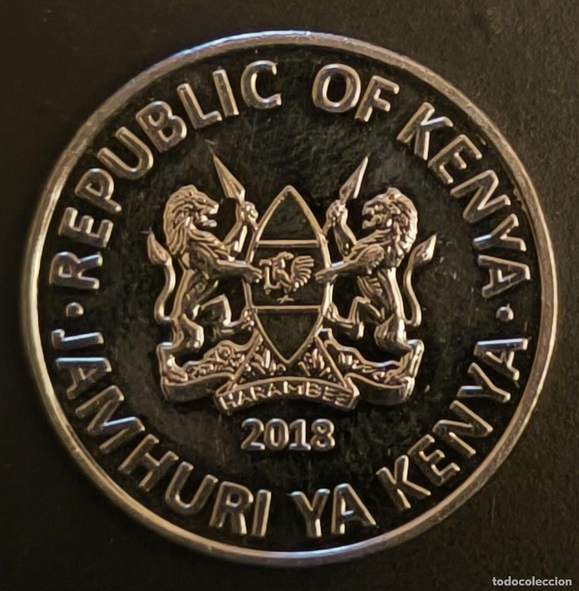 Monedas antiguas de &Aacute;frica: Kenia 1 chel&iacute;n, 2018 - Foto 2