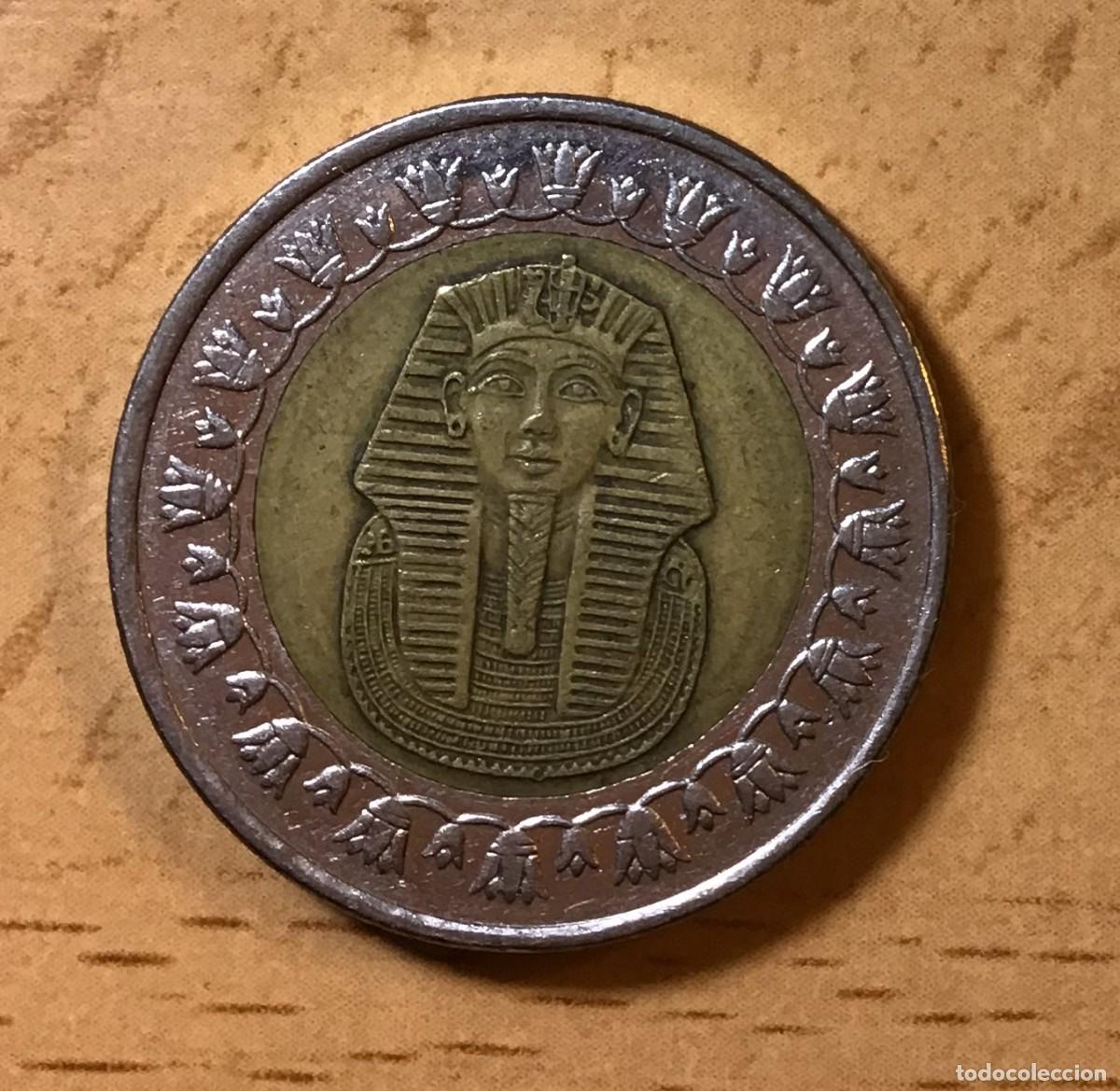 Moedas antigas de &Aacute;frica: 1 libra de Egipto. A&ntilde;o 2010