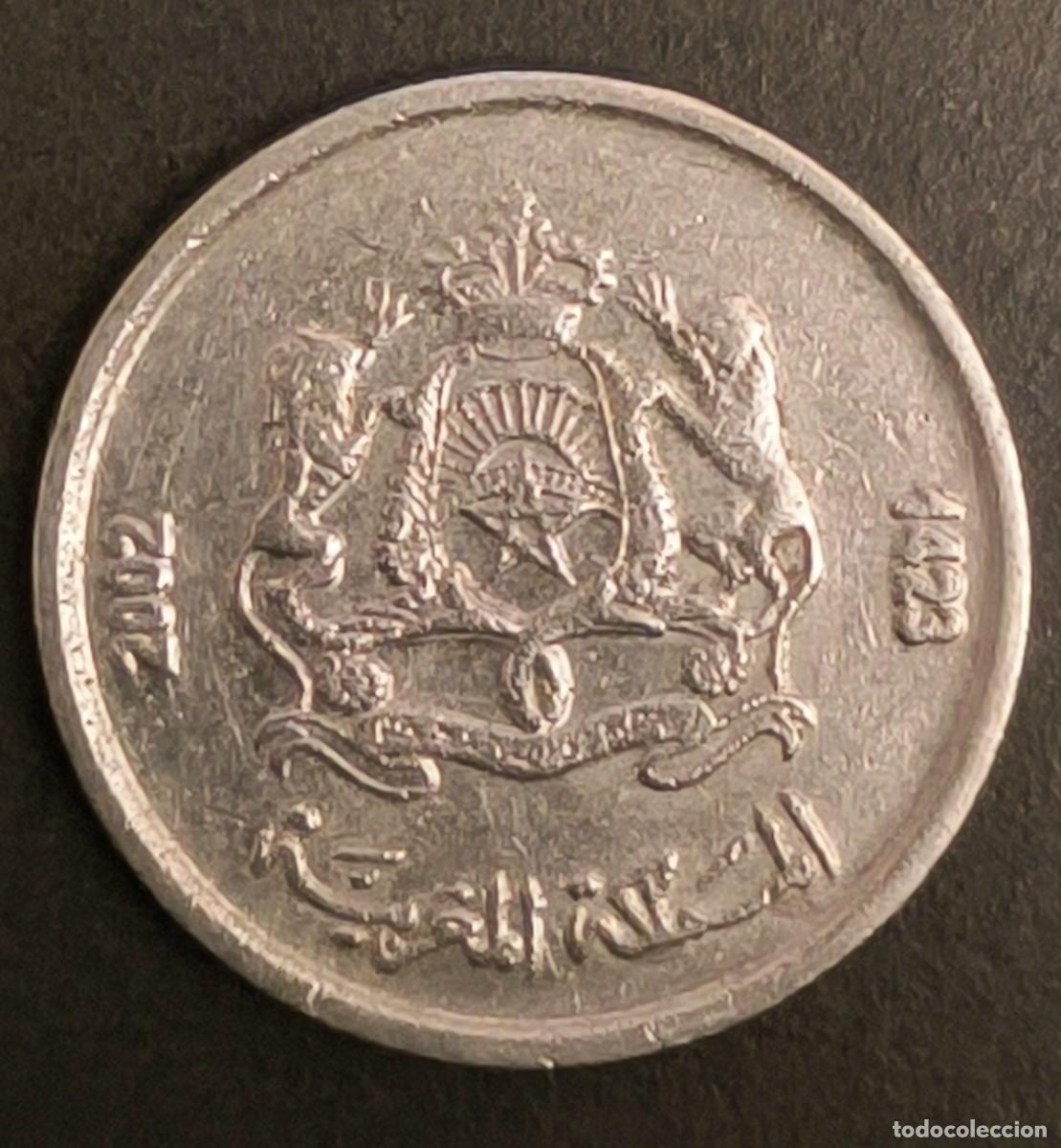 Monedas antiguas de &Aacute;frica: Marruecos &frac12; dirham, 1423 (2002) - Foto 2