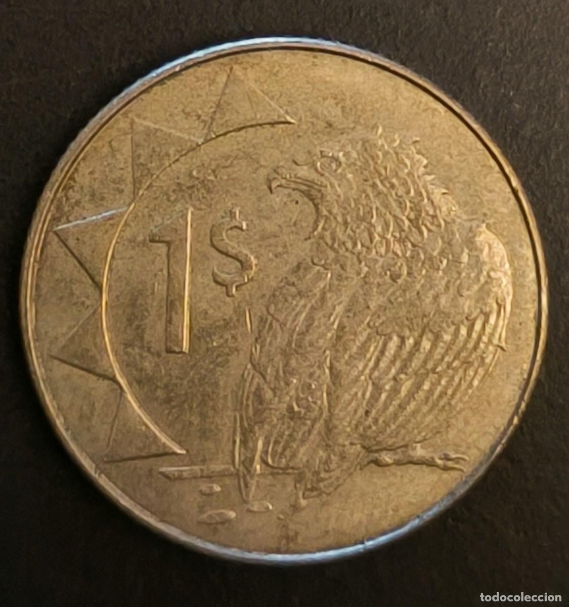 Monedas antiguas de &Aacute;frica: Namibia 1 d&oacute;lar, 2010 - Foto 2