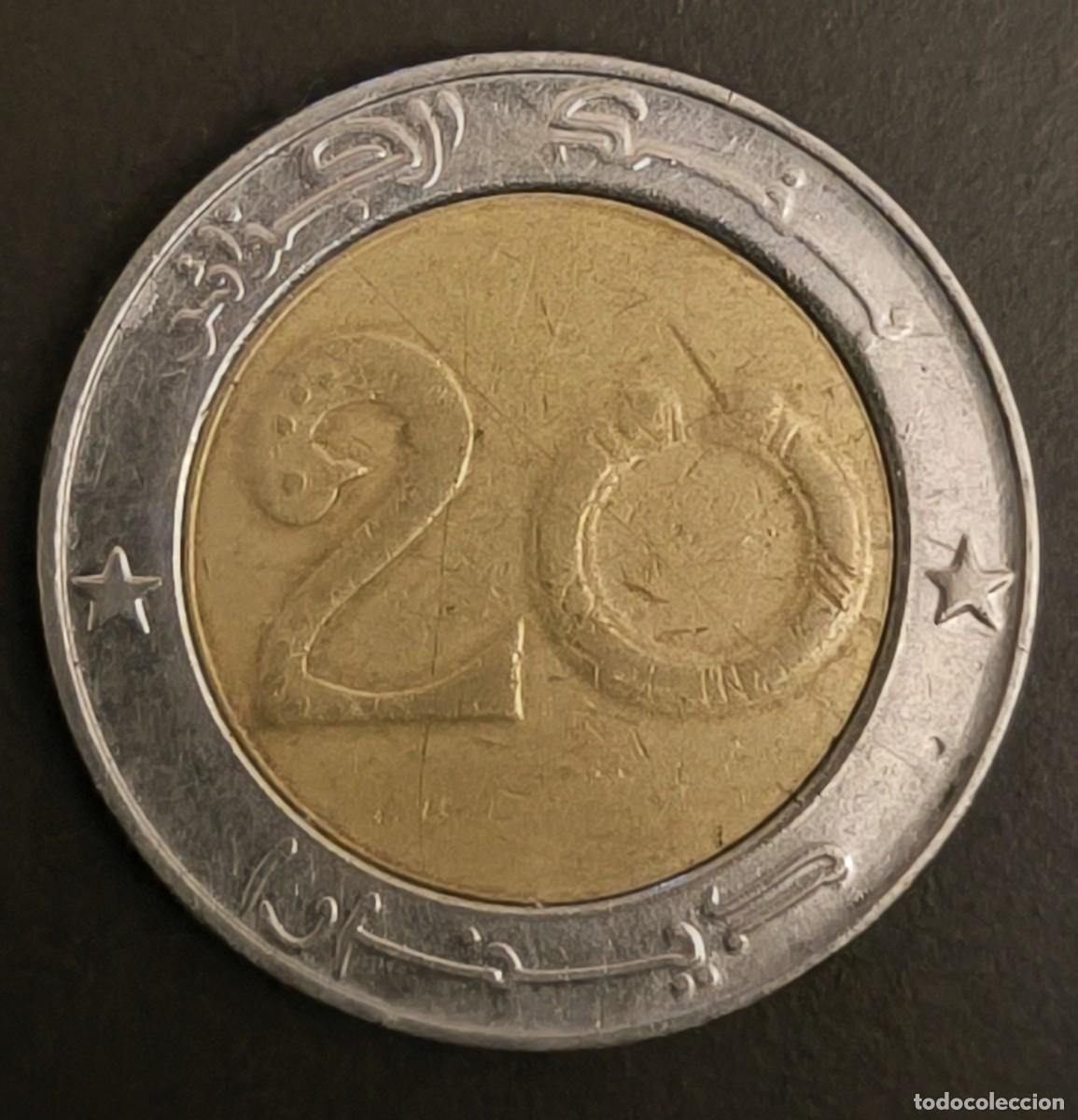 Monedas antiguas de &Aacute;frica: Argelia 20 dinares, 2013 - Foto 2