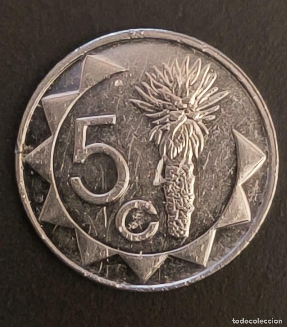 Monedas antiguas de &Aacute;frica: Namibia 5 centavos, 2009 - Foto 2