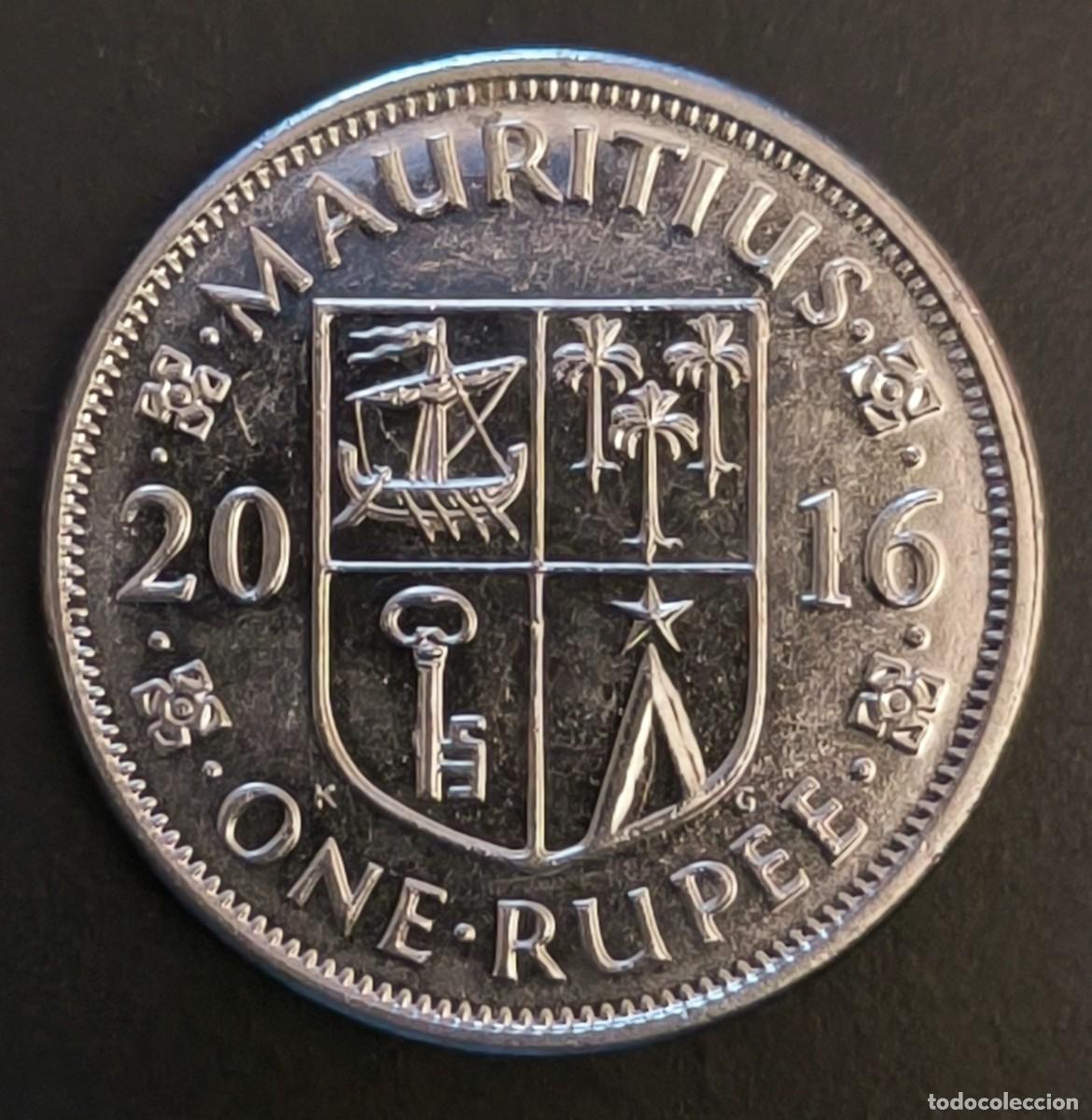 Monedas antiguas de &Aacute;frica: Mauricio 1 rupia, 2016 - Foto 1