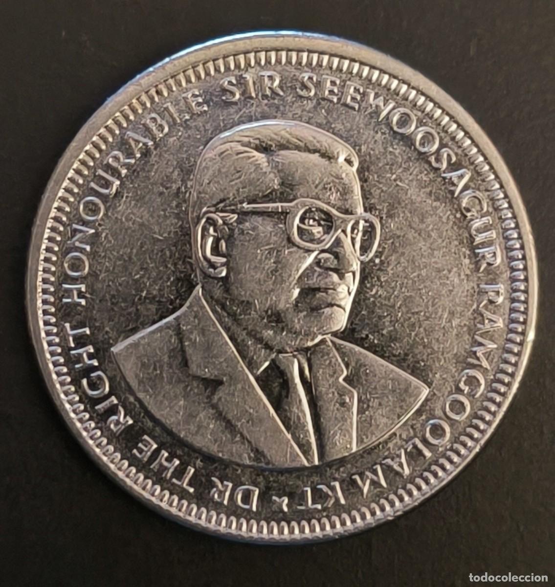 Monedas antiguas de &Aacute;frica: Mauricio 1 rupia, 2016 - Foto 2