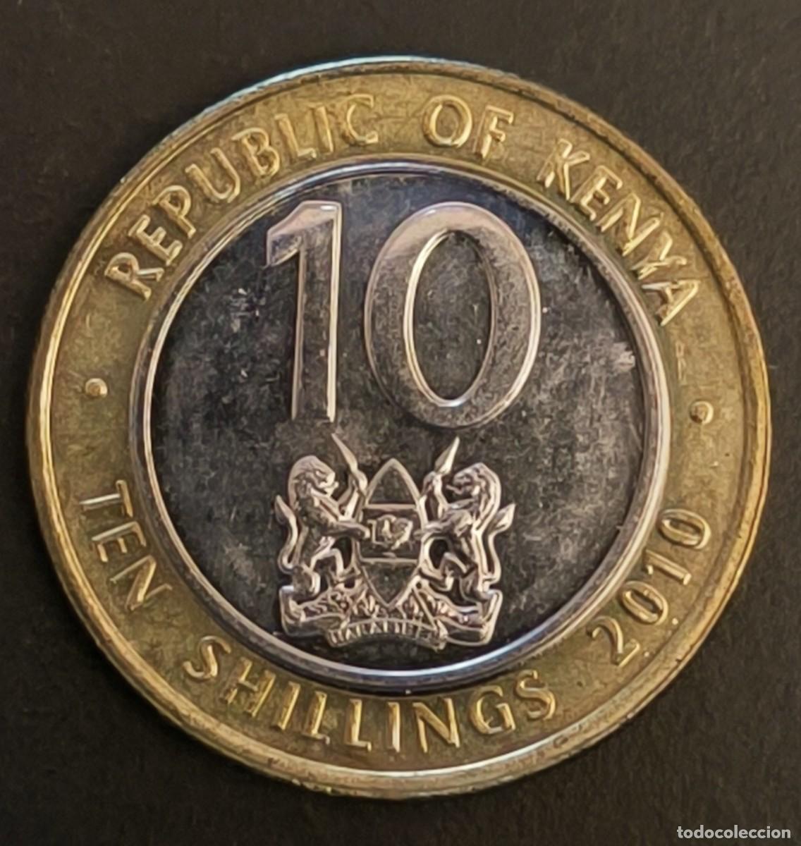 Monedas antiguas de &Aacute;frica: Kenia 10 chelines, 2010 - Foto 2