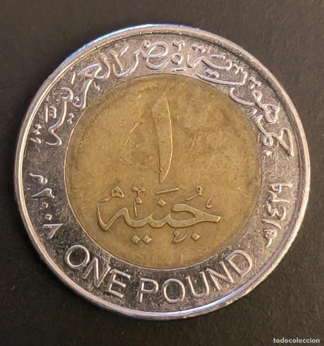 Monedas antiguas de &Aacute;frica: Egipto 1 libra, 2008 - Foto 2