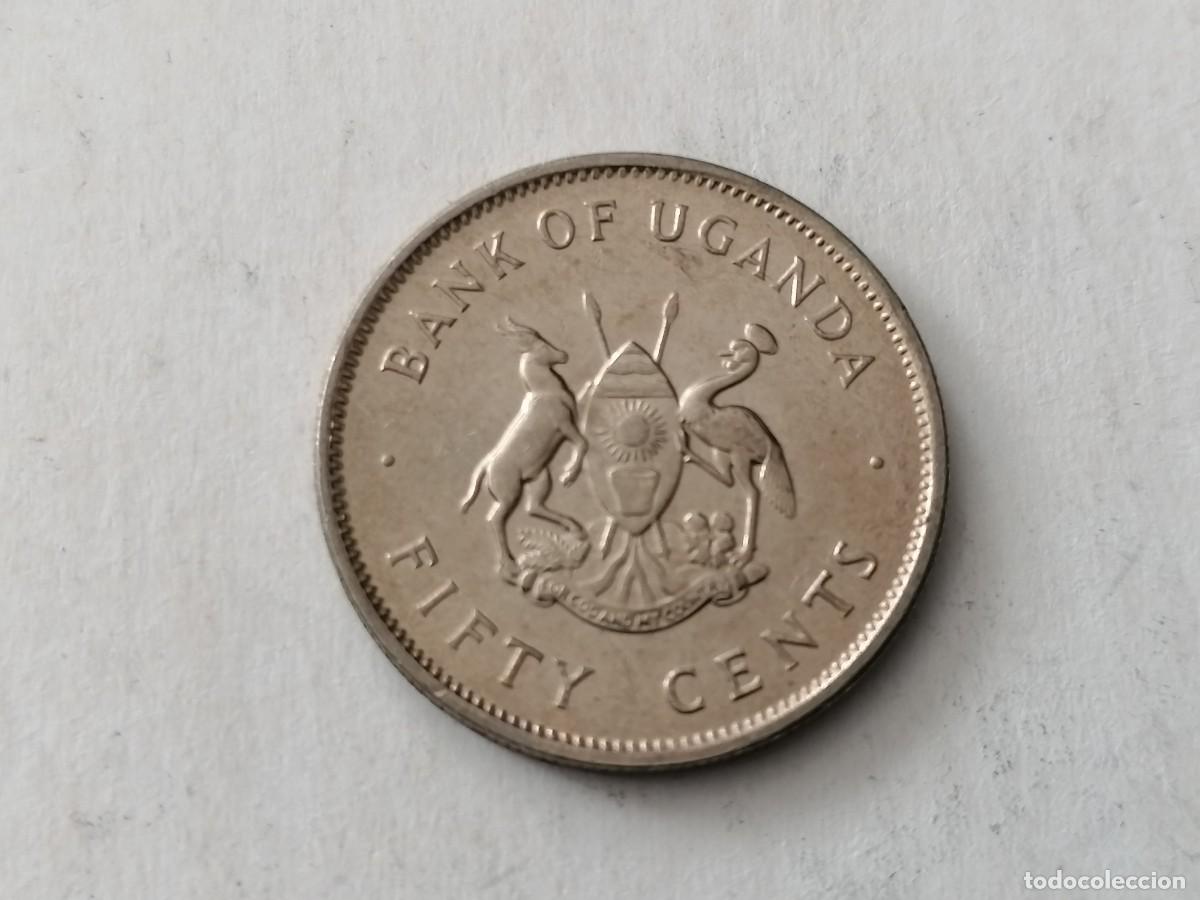 Monedas antiguas de &Aacute;frica: Moneda, Uganda, 50 cent,, 1976, EBC, - Foto 1