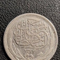 Monedas antiguas de África: MONEDA 5 PIASTRAS - EGIPTO 1917 - PLATA 833 - 7 GRAMOS