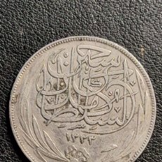 Monedas antiguas de África: MONEDA 10 PIASTRAS - EGIPTO 1917 - H - CECA BIRMINGHAN - PLATA 835 - 14 GRAMOS