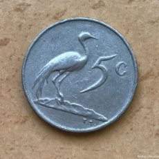 Monedas antiguas de África: 5 CENTAVOS DE SUDÁFRICA. AÑO 1973