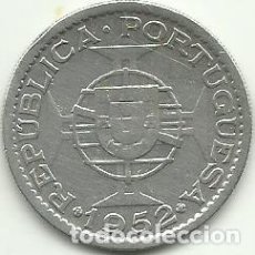 Monedas antiguas de África: MOZAMBIQUE - 20 ESCUDOS - 1952 - PLATA - BONITA - FOTOS