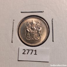 Monedas antiguas de África: RHODESIA 2 1/2 CÉNTIMO 1970