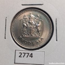 Monedas antiguas de África: RHODESIA 10 CÉNTIMOS 1975