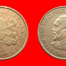 Monedas antiguas de África: 5 CENTAVOS 1971 KENYA-103673