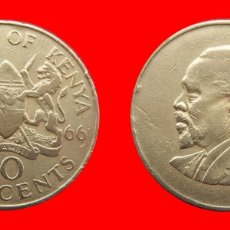 Monedas antiguas de África: 10 CENTAVOS 1966 KENYA-103676