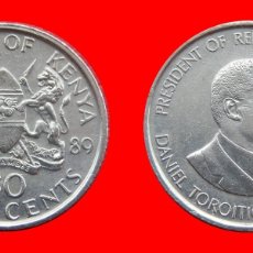 Monedas antiguas de África: 50 CENTAVOS 1989 KENYA-103677