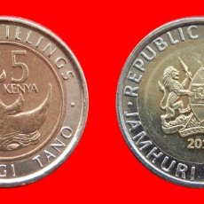 Monedas antiguas de África: 5 SHILLINGS CHELINES 2018 KENYA-103682