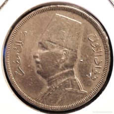 Monedas antiguas de África: EGIPTO (1922-1952) - 5 MILLIEMES AH1347-1929 - REY FUAD I - A - 3,90 GR. CUPRONIQUEL - DIAMETRO 21 M