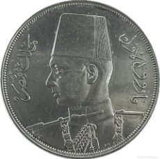 Monedas antiguas de África: EGIPTO 20 PIASTRAS, 1939 PLATA