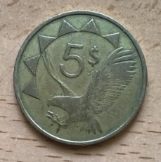 Monedas antiguas de África: 5 DÓLARES DE NAMIBIA. AÑO 1993