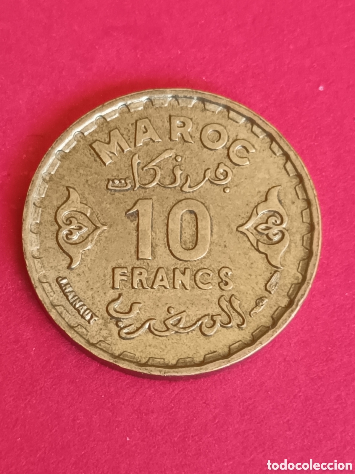 Monedas antiguas de &Aacute;frica: MARRUECOS. 10 FRANCOS. - Foto 1