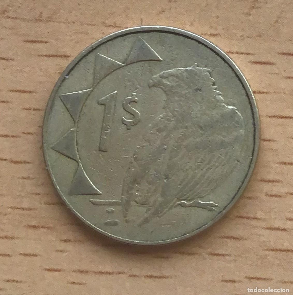 Monedas antiguas de &Aacute;frica: 1 d&oacute;lar de Namibia. A&ntilde;o 2010 - Foto 1