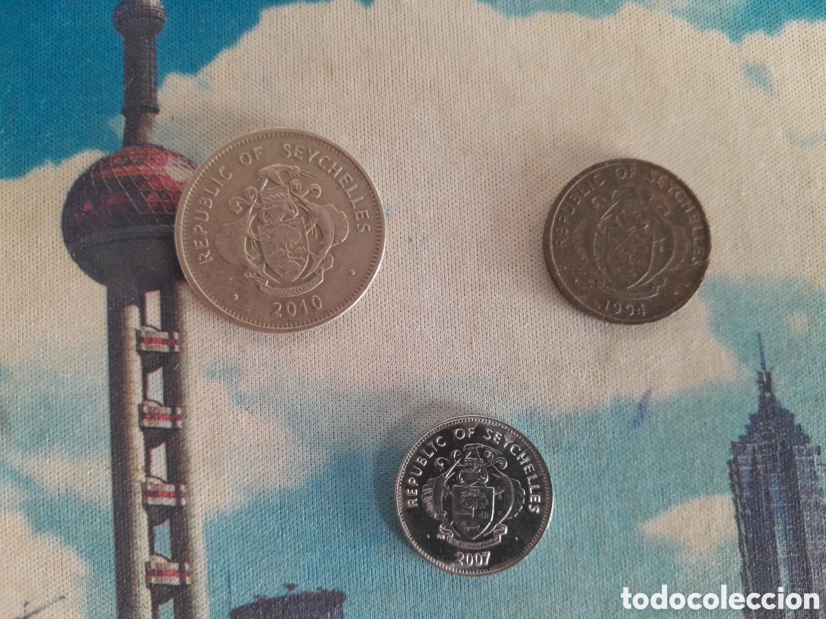 Monedas antiguas de &Aacute;frica: MONEDAS DE SEYCHELLES - Foto 1