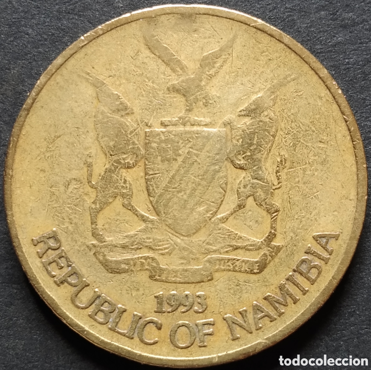 Monedas antiguas de &Aacute;frica: MONEDA - NAMIBIA 1 DOLLAR 1993 - Foto 2