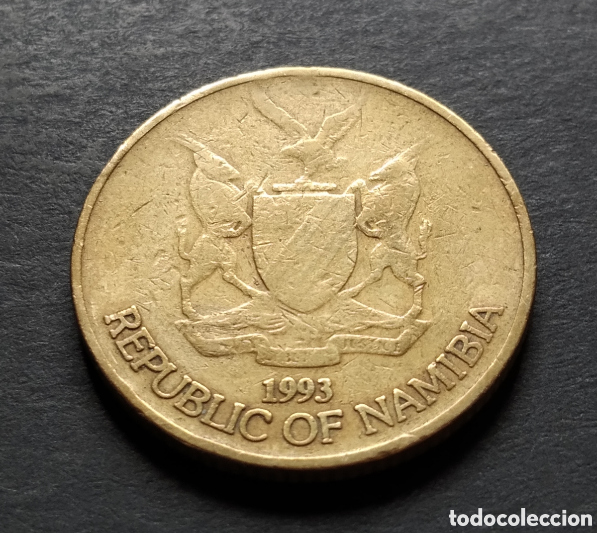 Monedas antiguas de &Aacute;frica: MONEDA - NAMIBIA 1 DOLLAR 1993 - Foto 4