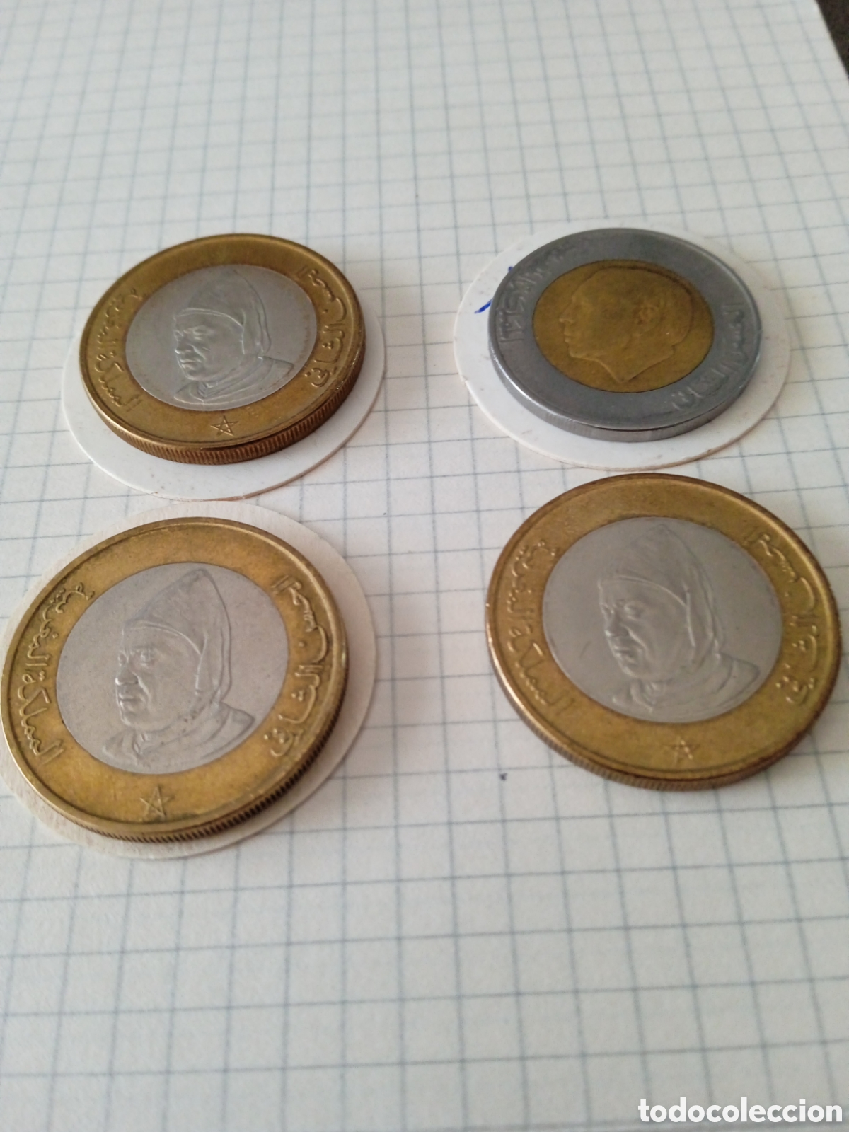 Monedas antiguas de &Aacute;frica: Monedas Dirhans Marruecos M1 - Foto 2