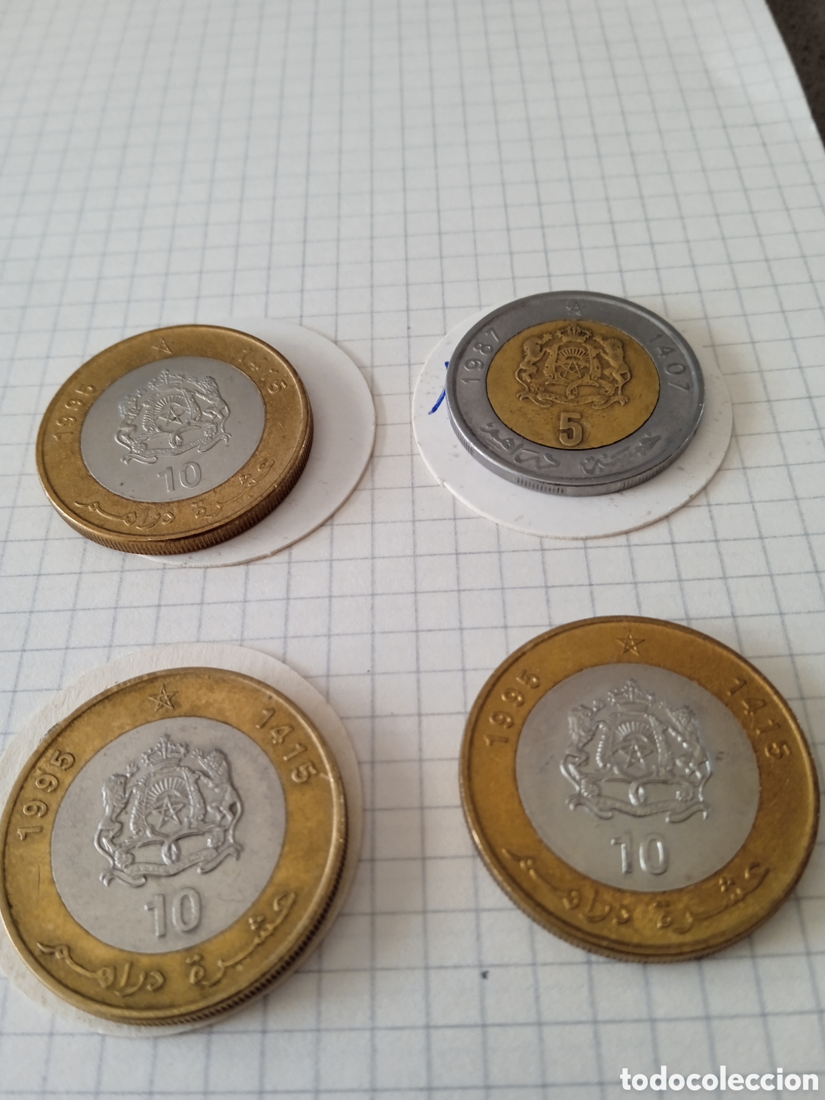Monedas antiguas de &Aacute;frica: Monedas Dirhans Marruecos M1 - Foto 1