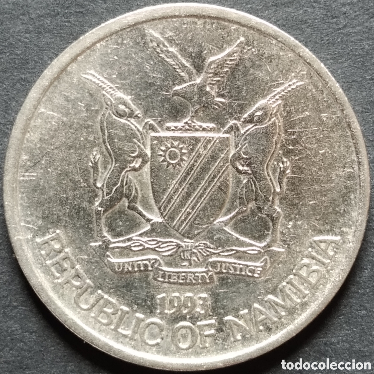 Monedas antiguas de &Aacute;frica: MONEDA - NAMIBIA 10 CENTAVOS 1993 - Foto 2