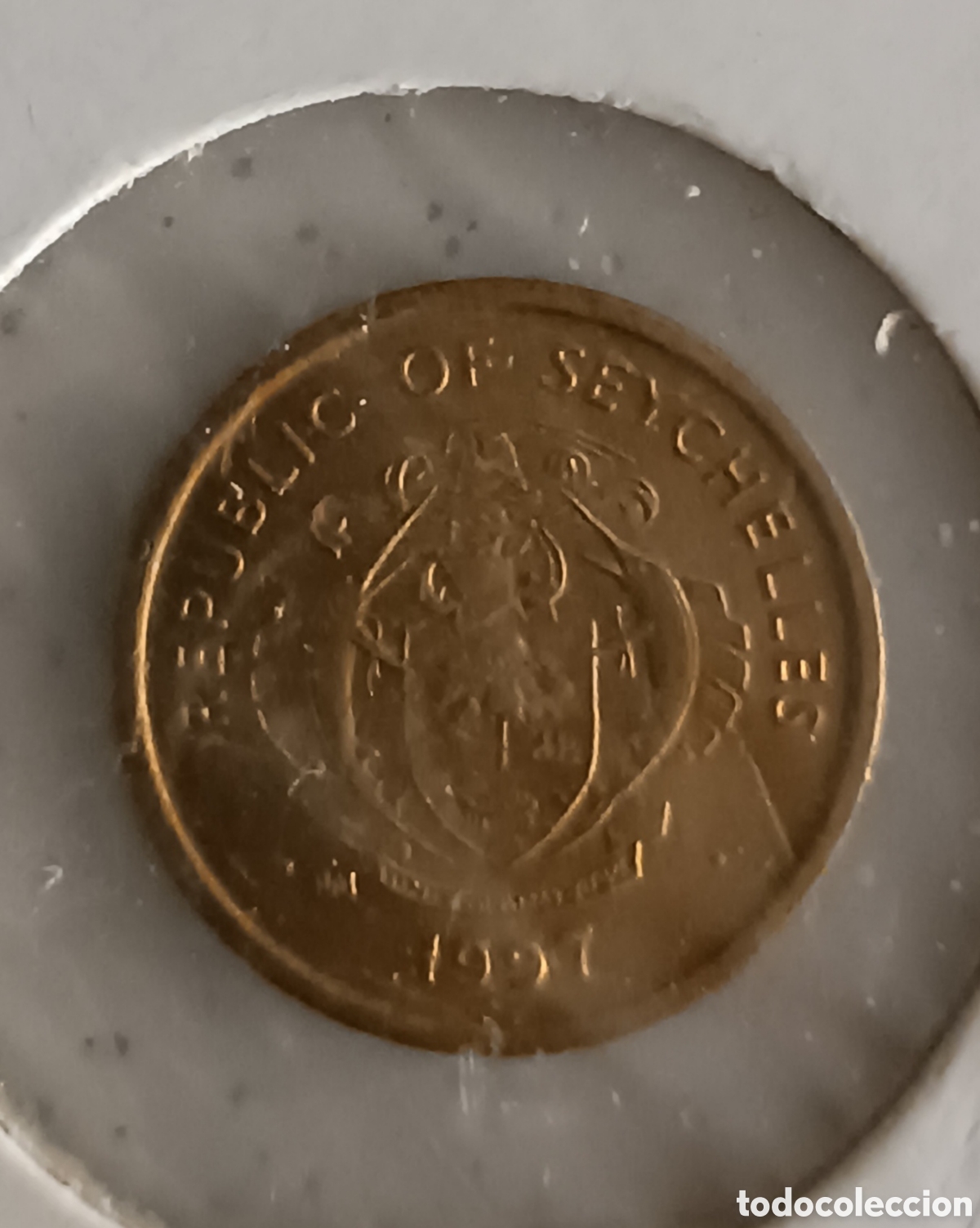 Monedas antiguas de &Aacute;frica: 1 CENTIMO MONEDA SEYCHELLES 1997 - Foto 1