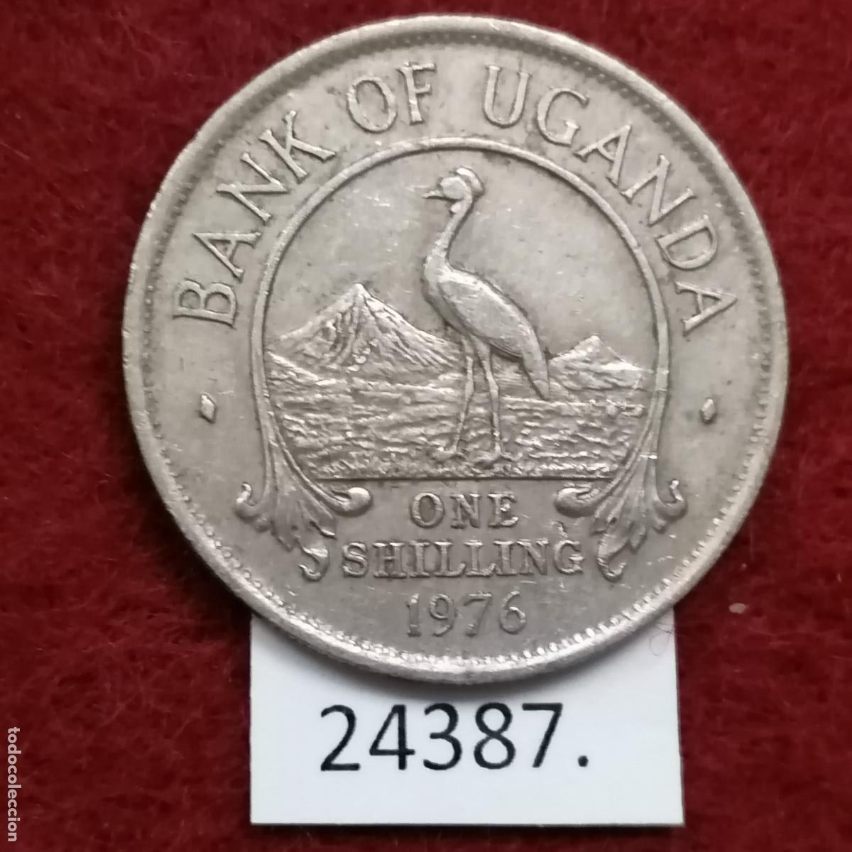 Monedas antiguas de &Aacute;frica: Uganda 1 shilling 1976 - Foto 1
