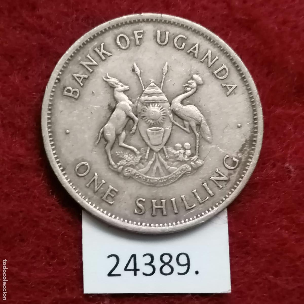 Monedas antiguas de &Aacute;frica: Uganda 1 shilling 1976 - Foto 2