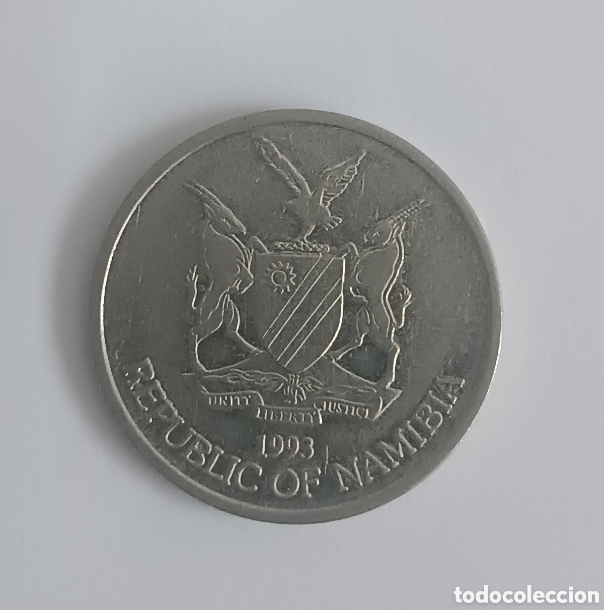 Monedas antiguas de &Aacute;frica: NAMIBIA 10 CENTIMOS MONEDA 1993 ****PEDIDO MINIMO 10&euro;**** - Foto 2