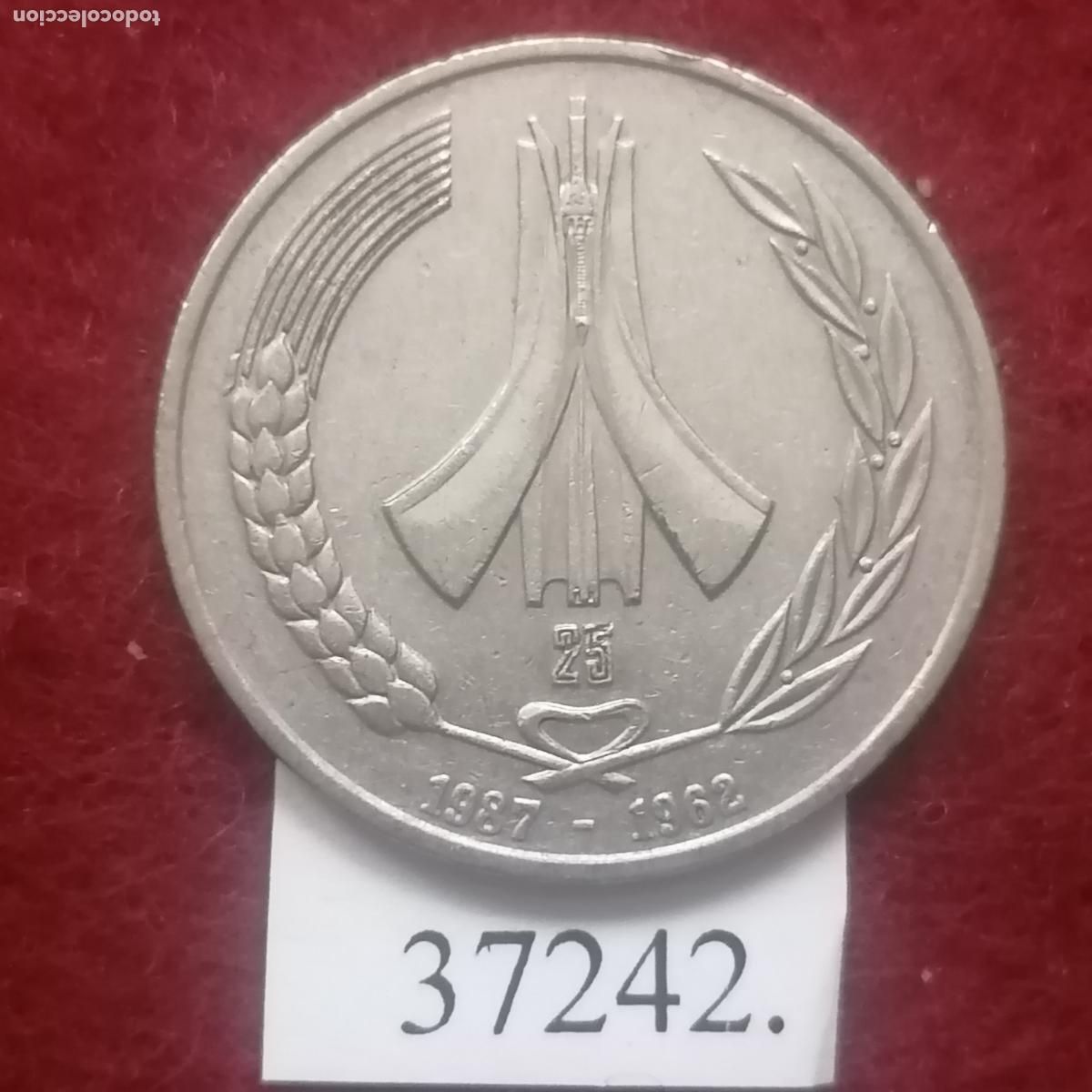 Monedas antiguas de &Aacute;frica: Argelia 1 dinar 1987 - Foto 1