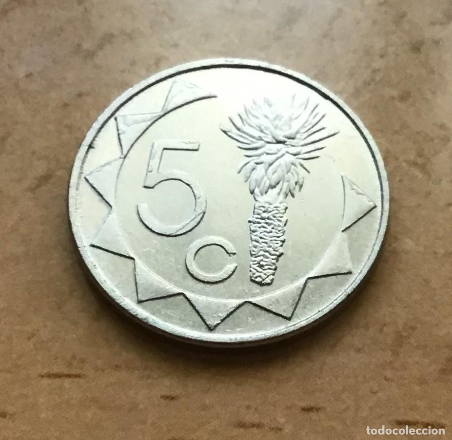 Monedas antiguas de &Aacute;frica: 5 centavos de Namibia. A&ntilde;o 1993 - Foto 1