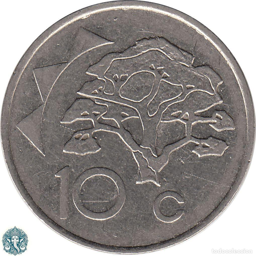 Monedas antiguas de &Aacute;frica: NAMIBIA 10 Centavos 1996 KM#2 - Foto 1