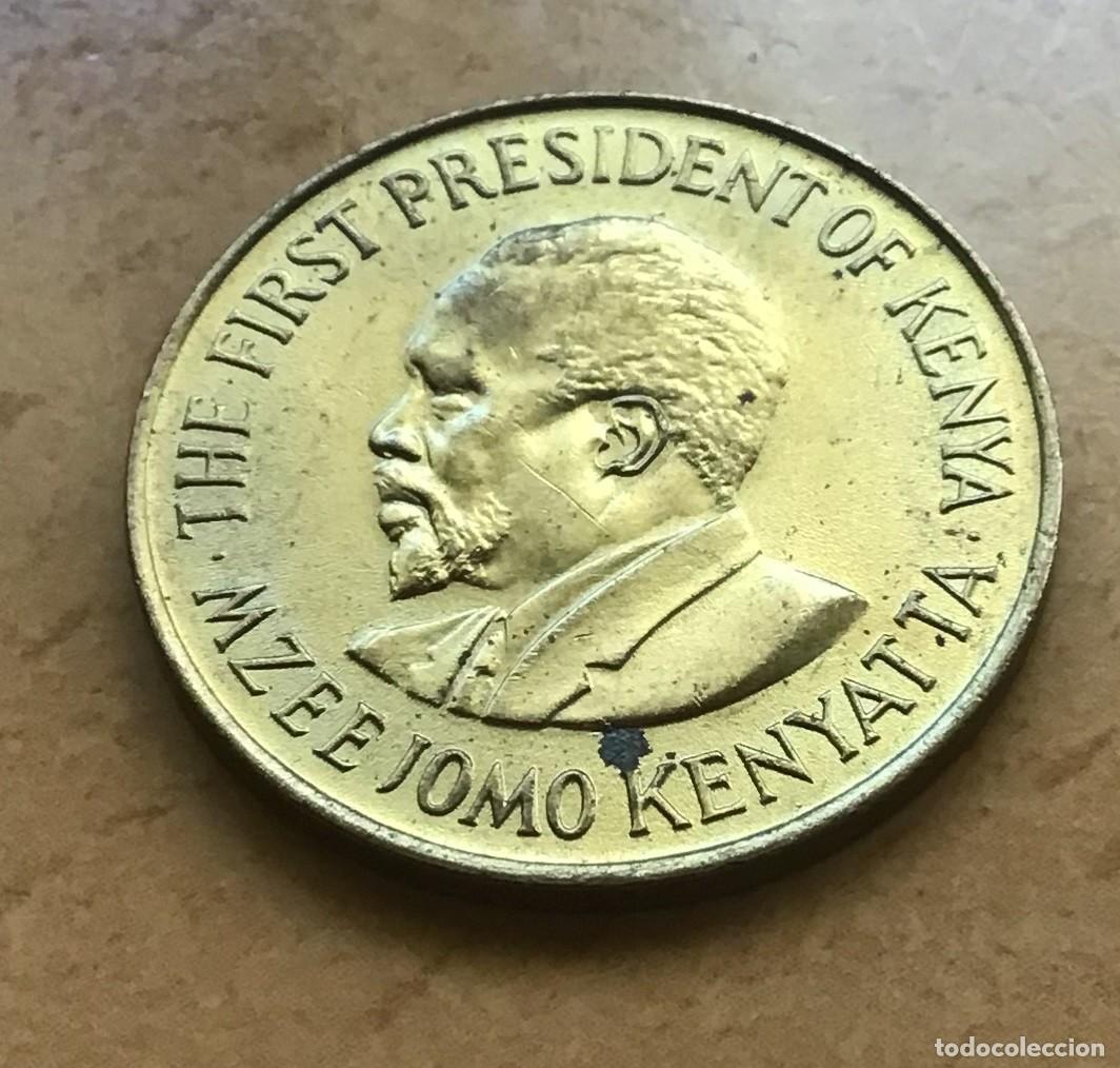 Monedas antiguas de &Aacute;frica: 5 centavos de Kenia. A&ntilde;o 1978 - Foto 2