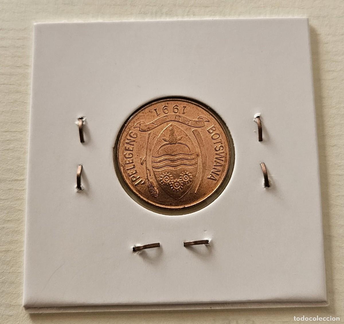 Monedas antiguas de &Aacute;frica: MONEDA DE BOTSUANA 1991 &rdquo;5 THEBE&rdquo; - Foto 2