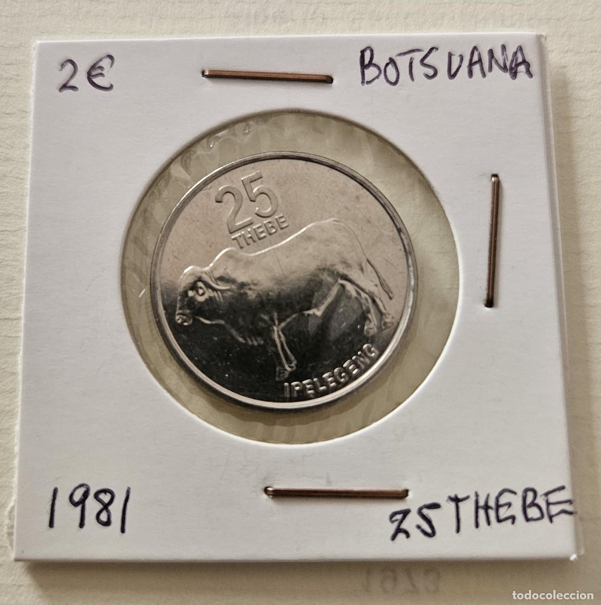 Monedas antiguas de &Aacute;frica: MONEDA DE BOTSUANA 1981 &rdquo;10 THEBE&rdquo; - Foto 1