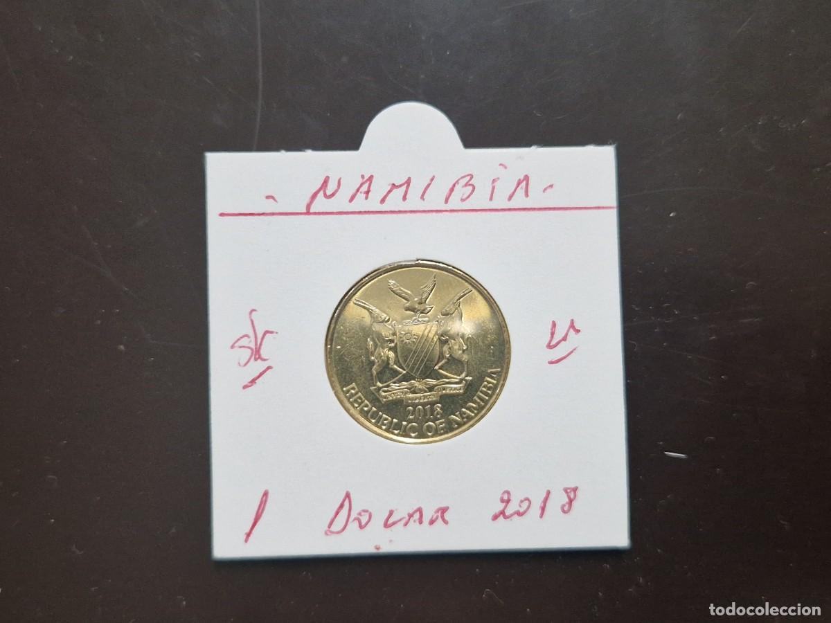 Monedas antiguas de &Aacute;frica: NAMIBIA 1 DOLAR 2018 S/C KM=4 (LAT&Oacute;N) - Foto 1
