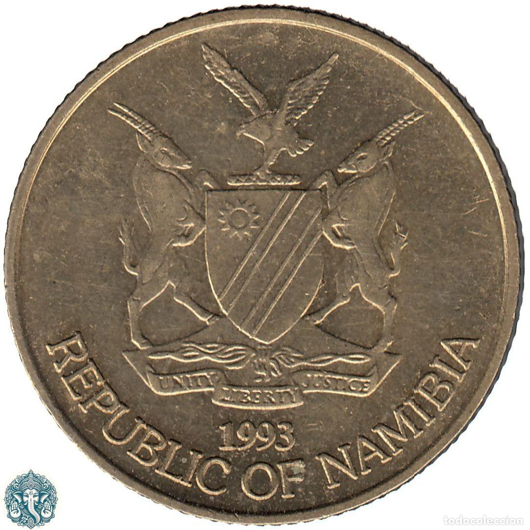 Monedas antiguas de &Aacute;frica: NAMIBIA 1 D&oacute;lar 1993 KM#4 - Foto 2