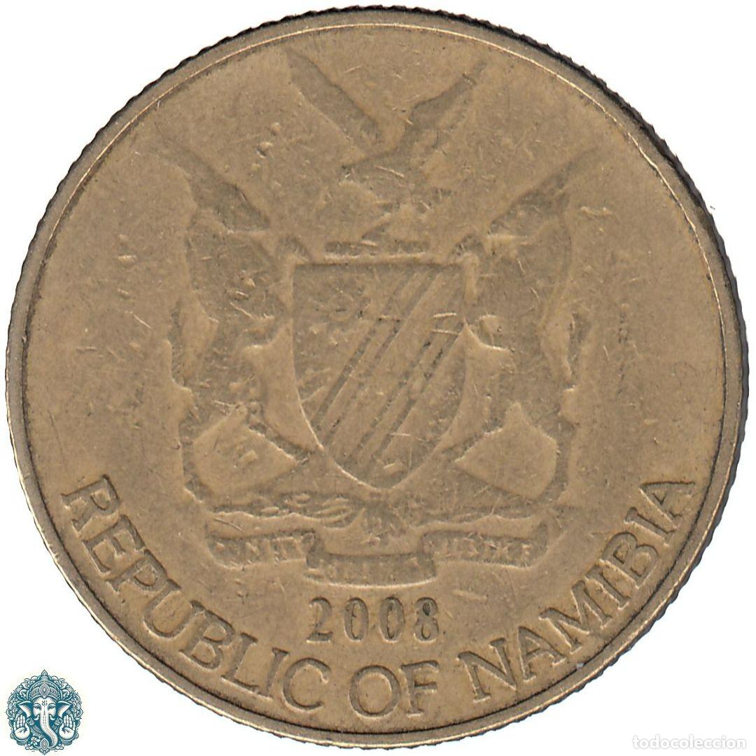 Monedas antiguas de &Aacute;frica: NAMIBIA 1 D&oacute;lar 2008 KM#4 - Foto 2
