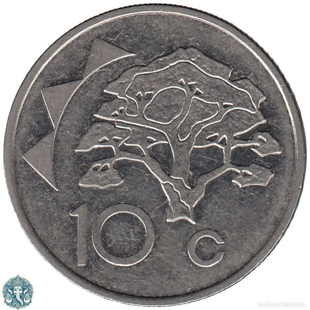 Monedas antiguas de &Aacute;frica: NAMIBIA 10 Centavos 1993 KM#2 - Foto 1