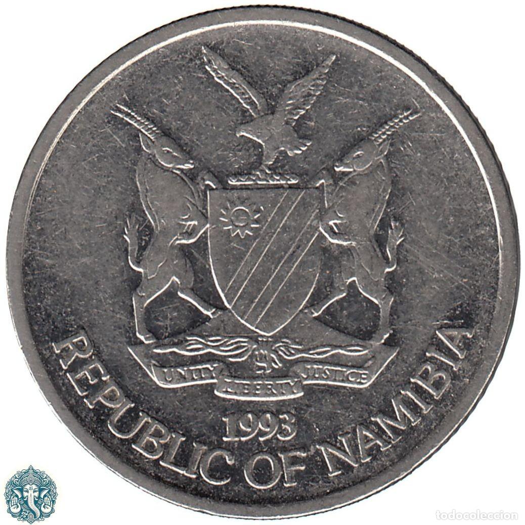Monedas antiguas de &Aacute;frica: NAMIBIA 10 Centavos 1993 KM#2 - Foto 2