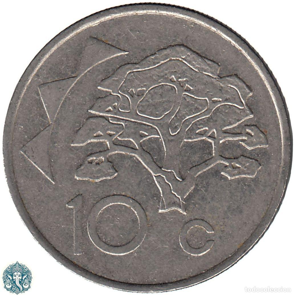 Monedas antiguas de &Aacute;frica: NAMIBIA 10 Centavos 1996 KM#2 - Foto 1