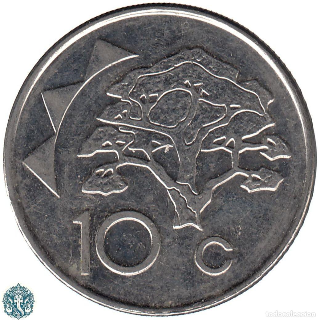 Monedas antiguas de &Aacute;frica: NAMIBIA 10 Centavos 2012 KM#2 - Foto 2